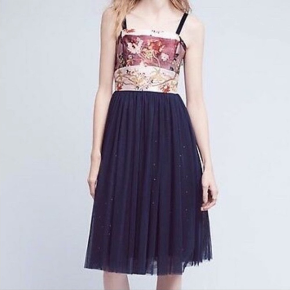 New Moulinette Soeurs Anthropologie  A-line Dress